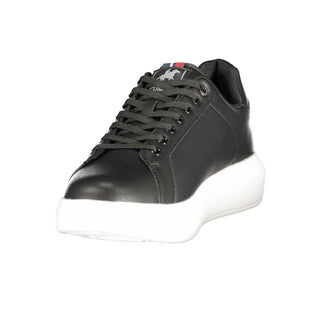 Schwarzer Herren-Sneaker aus Polyurethan