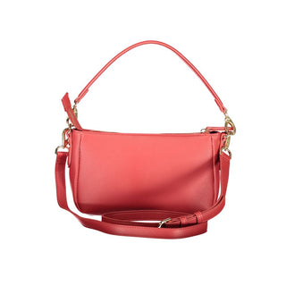 Rote Polyethylen-Handtasche