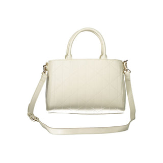 White Polyurethane Women's Bag