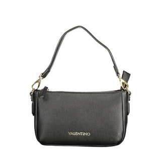 Bolso negro de poliuretano para mujer  