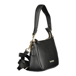 Bolso negro de poliuretano para mujer  