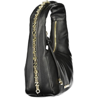 Bolso de mujer de poliuretano negro