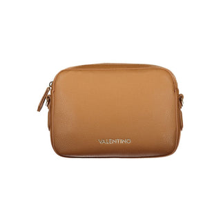 Brown Polyurethane Women Bag