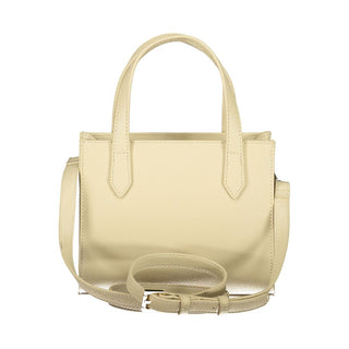 Beige Polyurethan-Damentasche