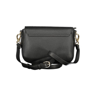 Black Polyurethane Women's Bag