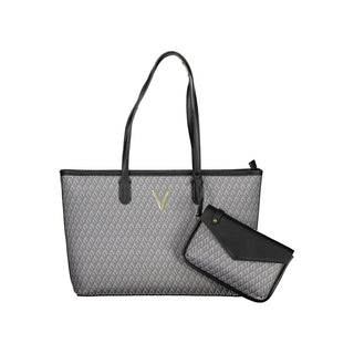 Bolso de mujer de poliuretano negro