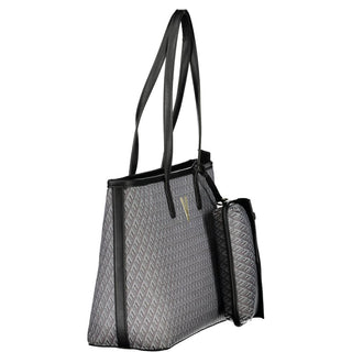Bolso de mujer de poliuretano negro