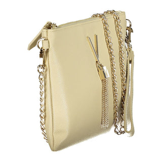 Beige Damentasche aus Polyurethan