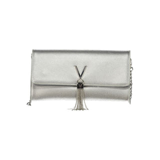 Argento Polyurethane Women's Handbag