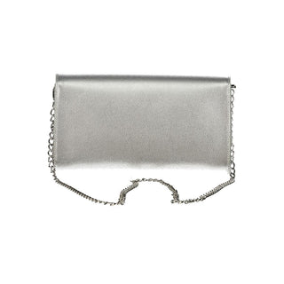 Argento Polyurethane Women's Handbag