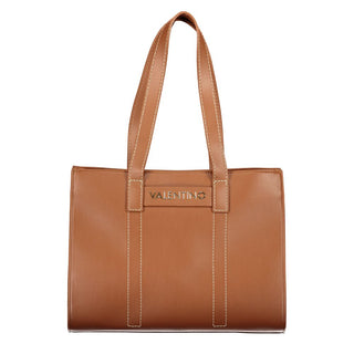 Brown Polyurethane Women's Bag