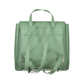 Green Poliuretano Womens Backpack