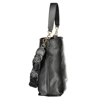 Nero Polyurethane Women Bag