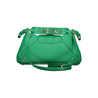 Bolso verde de poliuretano para mujer con correa de hombro ajustable