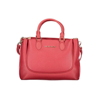 Rote Polyethylen-Handtasche