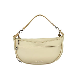 Beige Polyurethane Women's Bag