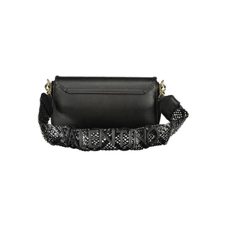 Bolso de mujer de poliuretano negro  
