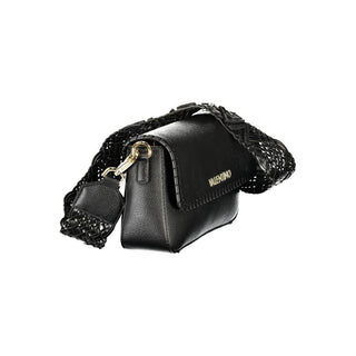 Bolso de mujer de poliuretano negro  