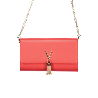 Rosso Polyurethane Women's Handbag
