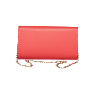 Rosso Polyurethane Women's Handbag