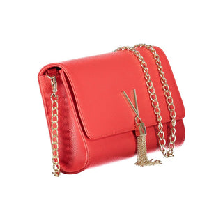 Rosso Polyurethane Women's Handbag