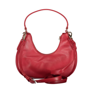 Bolso de poliuretano rojo para mujer