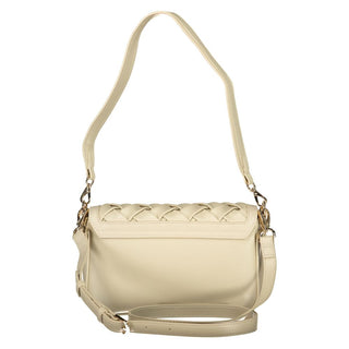 Bolso de mujer beige de poliuretano  