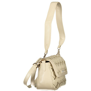 Bolso de mujer beige de poliuretano  