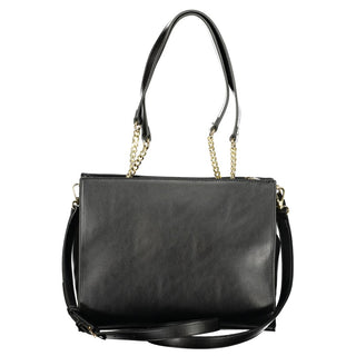 Black Polyurethane Womens Bag