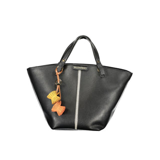 Bolso de mujer de poliuretano negro