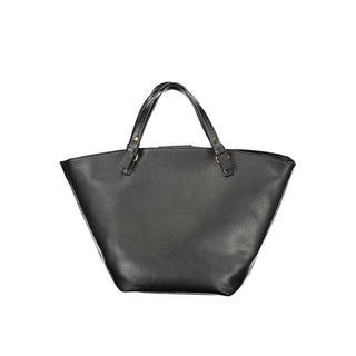 Bolso de mujer de poliuretano negro