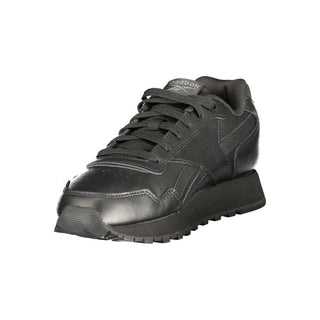 Black Polyurethane Men's Sneaker