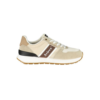 Zapatillas deportivas para hombre de poliuretano beige