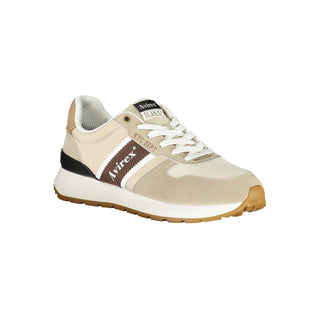 Zapatillas deportivas para hombre de poliuretano beige