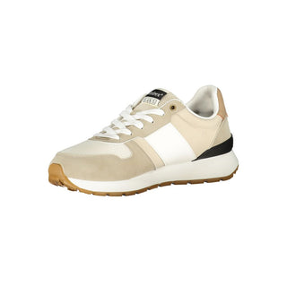 Zapatillas deportivas para hombre de poliuretano beige