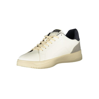 White Polyurethane Men's Sneaker