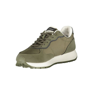 Green Poliestere Mens Sneaker