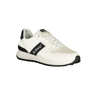 White Polyurethane Men's Sneaker