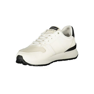 White Polyurethane Men's Sneaker