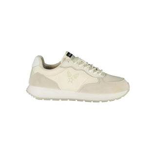 White Polyurethane Men's Sneaker