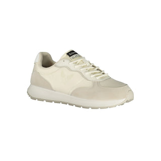 White Polyurethane Men's Sneaker