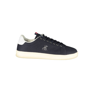 Blue Polyurethane Men's Sneaker