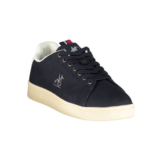 Blue Polyurethane Men's Sneaker