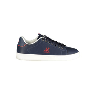 Blauer Polyurethan-Herren-Sneaker
