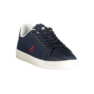 Blauer Polyurethan-Herren-Sneaker