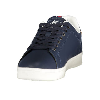 Blauer Polyurethan-Herren-Sneaker