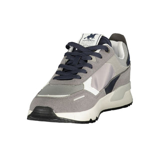 Grigio Polyurethane Uomo Sneaker