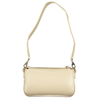 Beige Polyethylen-Handtasche