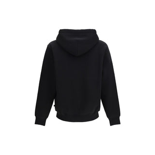 Schwarzes Baumwoll-Sweatshirt