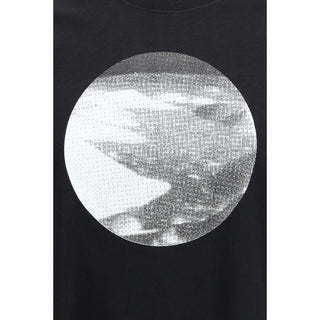 Camiseta de algodón negro